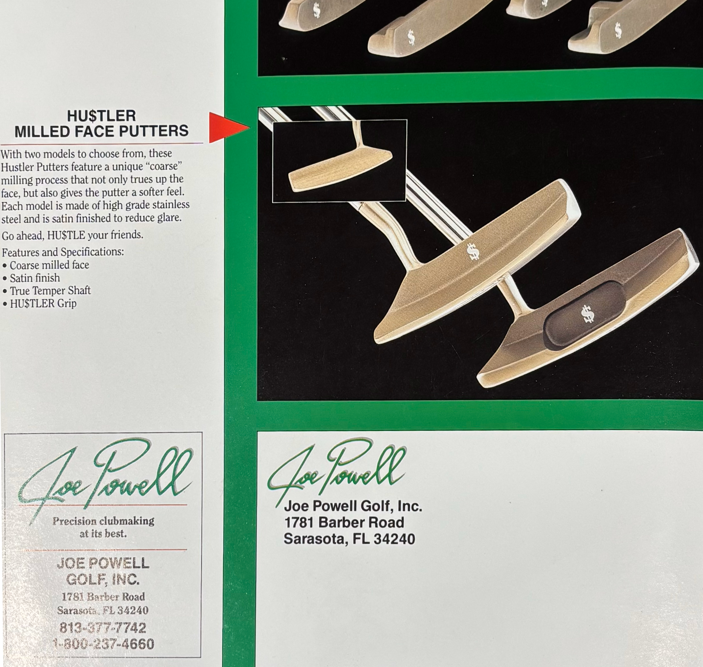 Hustler from Original Joe Powell Brochure