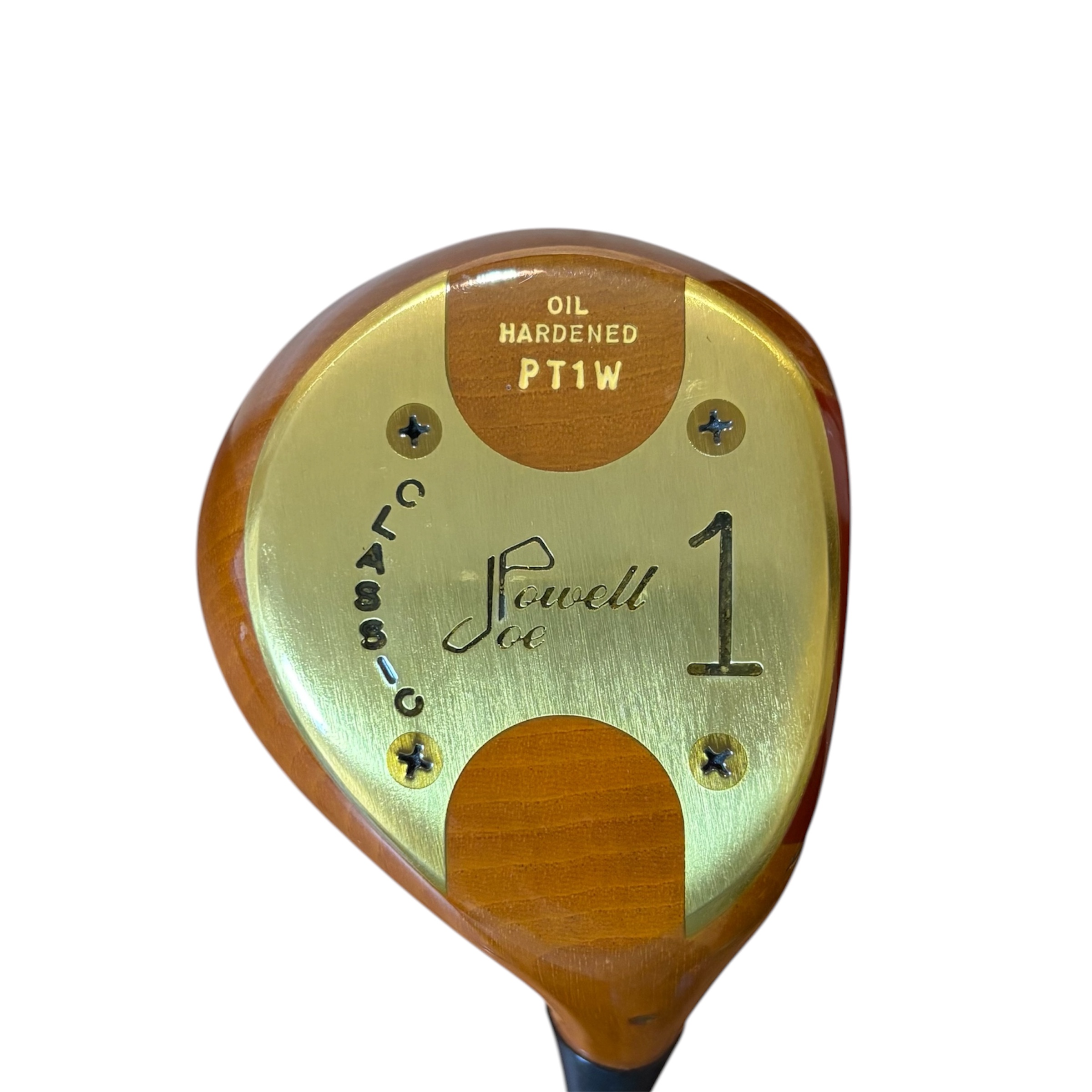 Joe Powell Golf PT1W Persimmon Driver Sole